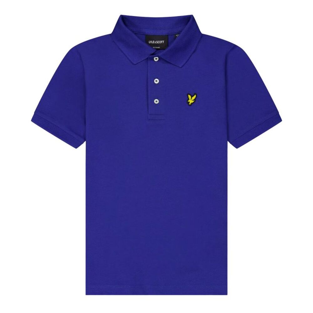 Lyle & Scott Childrens/Kids Plain Polo Shirt / Blue